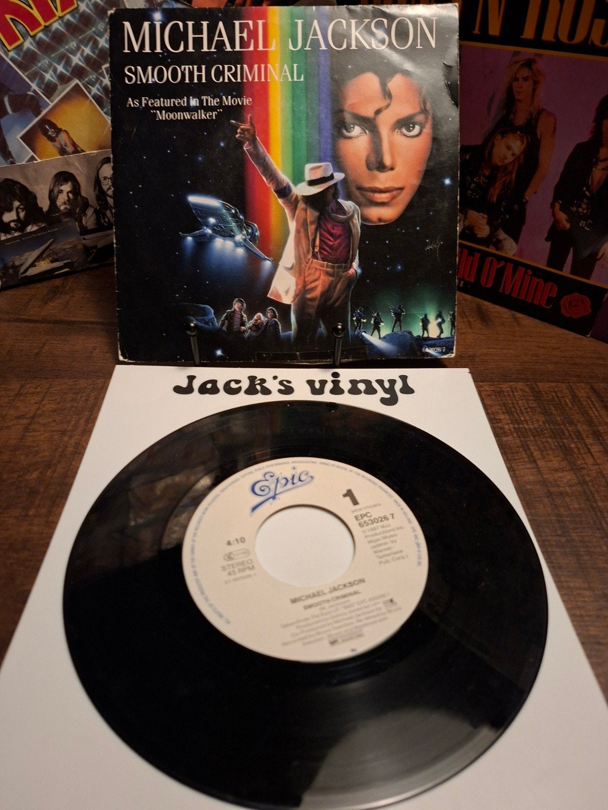 Michael Jackson - Smooth Criminal     1988, Gebruikt, Pop, 7 inch, Ophalen of Verzenden