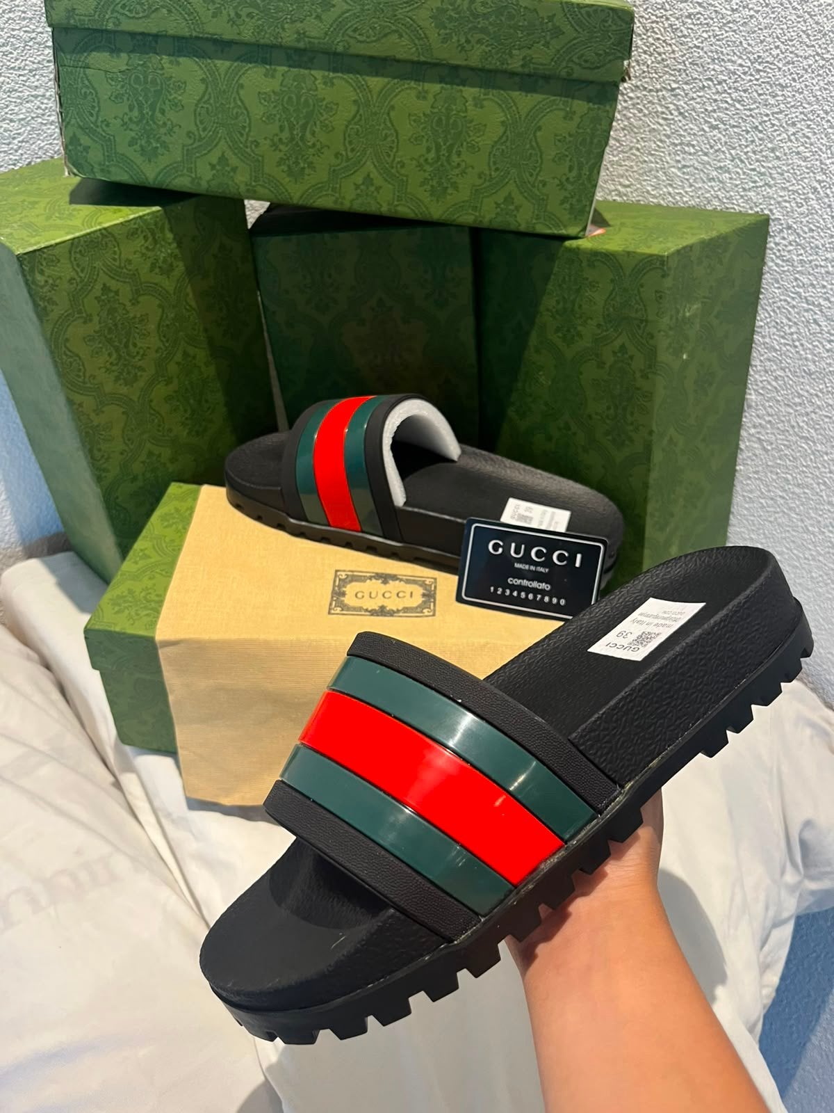 Gucci sliper, Ophalen, Zo goed als nieuw