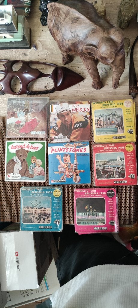 10x vintage View-Master – Expo 58, Flintstones, Eddy Merckx, Overige typen, Ophalen of Verzenden, Zo goed als nieuw, Romantiek