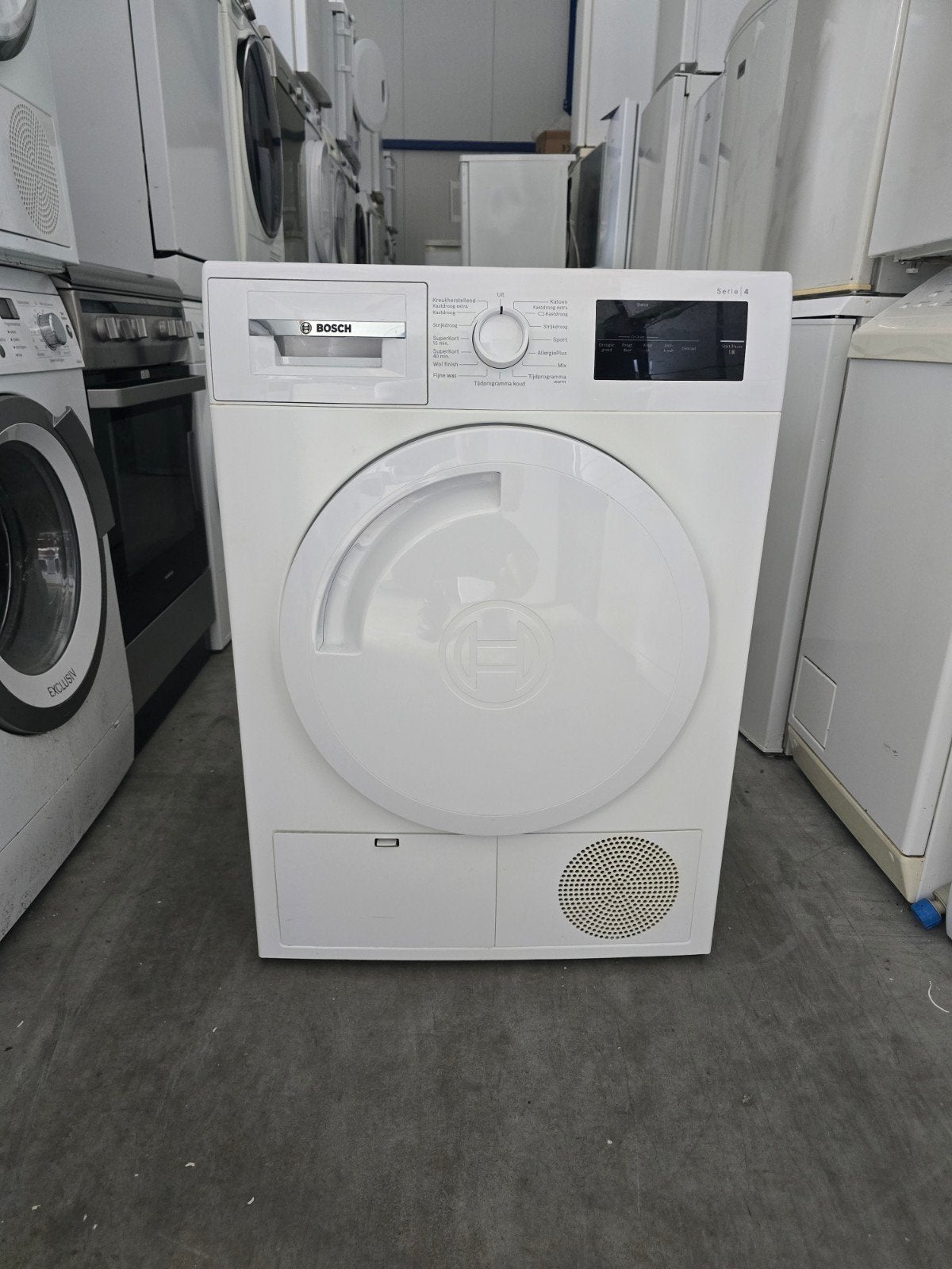 Prachtige luxe Bosch Serie4 condensdroger! Garantie! Witgood, Bosch, 6 tot 8 kg, Ophalen of Verzenden, Zo goed als nieuw