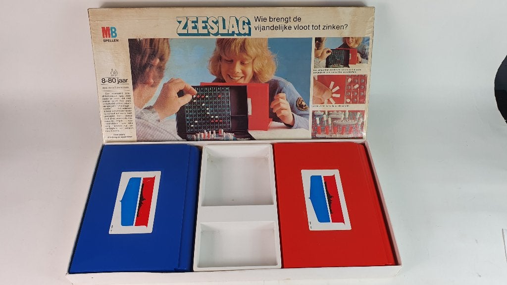 Zeeslag, vintage MB Spellen 1972, inhoud mooi, compleet. 8C5, Tweedehands verkoop, Tweedehands verkoop, Gebruikt, Ophalen of Verzenden
