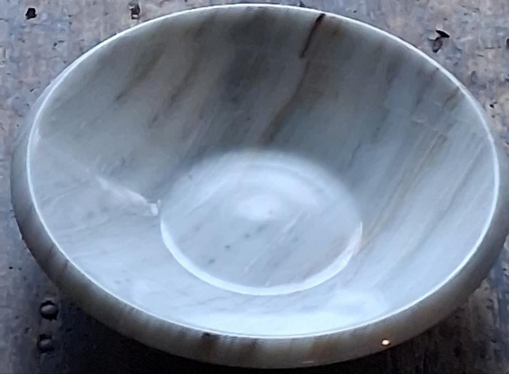 Marmer schaal. 28/7 cm., Huis en Inrichting, Ophalen, Overige materialen, Schaal, Rond