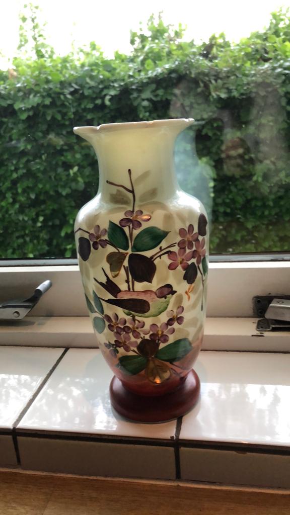 Melkglas Opaline glas Vaas, Ophalen of Verzenden
