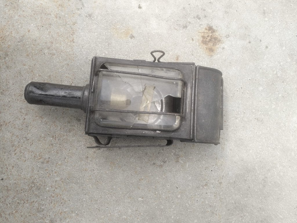 Antieke koetslamp / kaarslamp, Ophalen