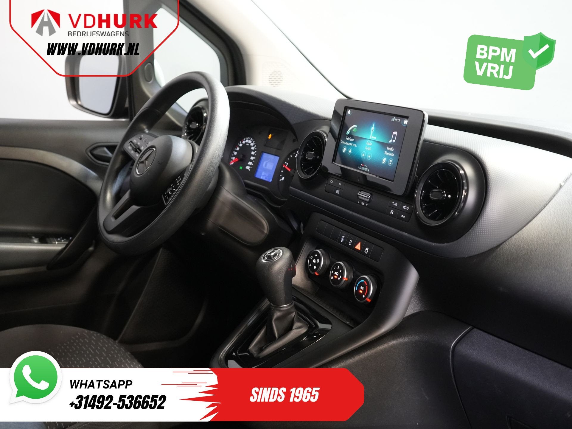 Mercedes-Benz Citan 110 CDI Aut. L2 NL Auto/ Carplay/ Cruise, Auto's, Bestelauto's, Gebruikt, Euro 6, Zwart, Bedrijf