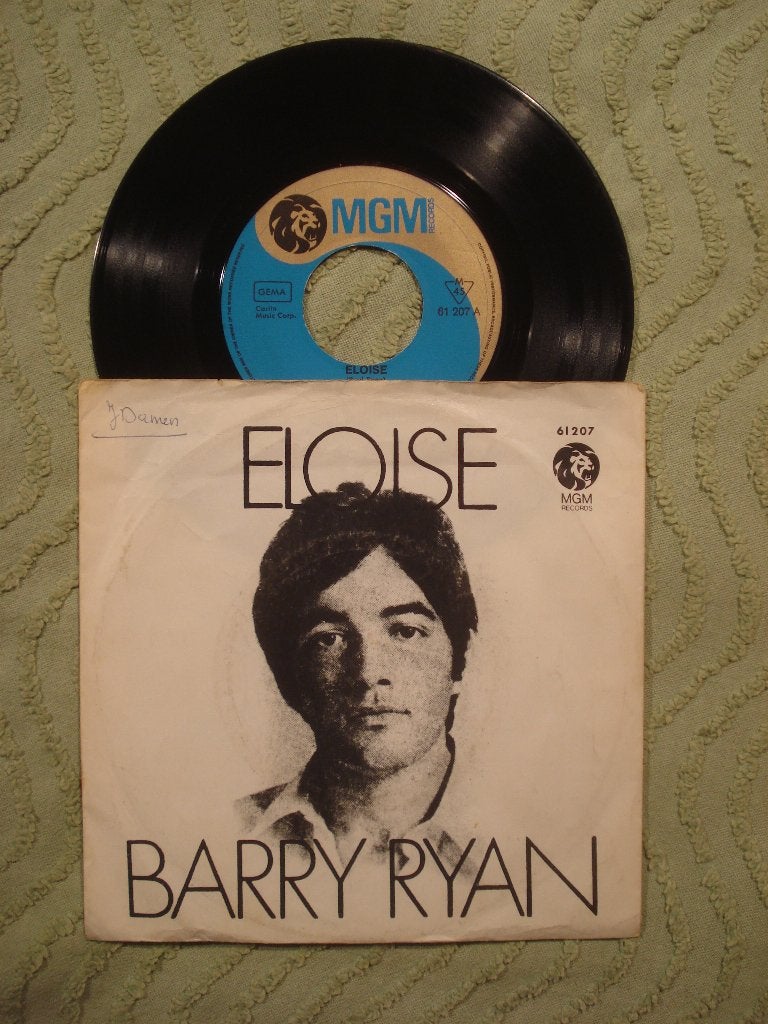 Barry Ryan 7" Vinyl Single: ‘Eloise’ (Duitsland), Cd's en Dvd's, Ophalen of Verzenden, Gebruikt, 7 inch, Pop