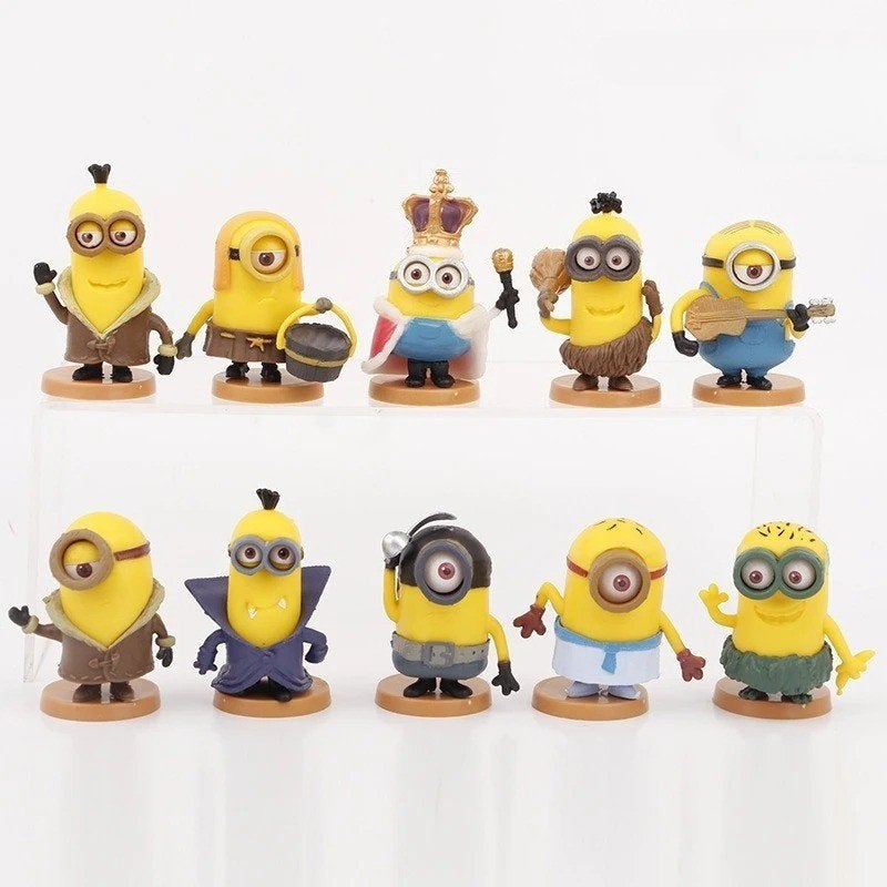 Minions collectors figuren set 10 stuks (6cm), Ophalen of Verzenden, Nieuw