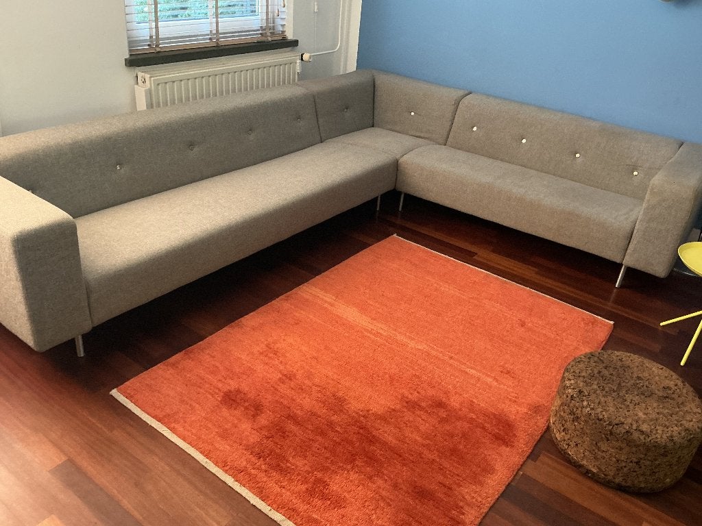 Moooi Bottoni hoekbank, Ophalen, 250 tot 300 cm, Gebruikt, Hoekbank