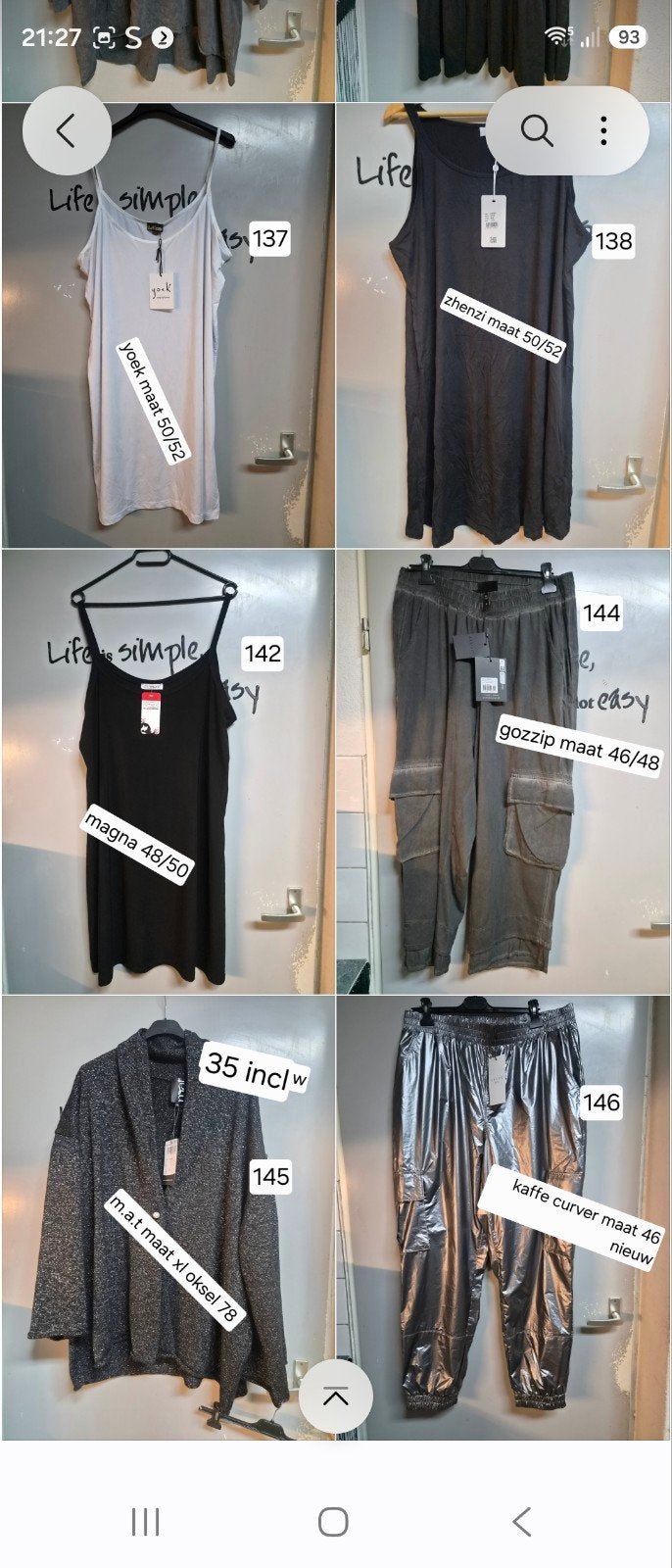 40 nieuwe kleding stukken bieden, Kleding | Dames, Ophalen of Verzenden, Nieuw, Jurk