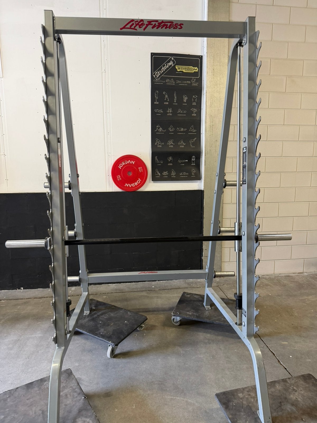Life Fitness smith machine/half rack combi, Ophalen, Gebruikt, ., Overige typen