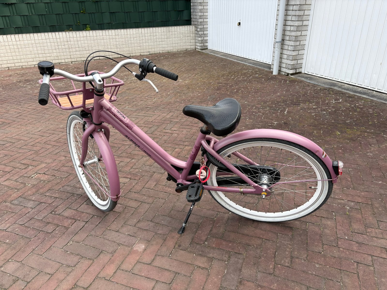 Alpina Mood meisjesfiets - 24 inch - Roze/paars, Fietsen en Brommers, Ophalen, Terugtraprem, 24 inch, Handrem