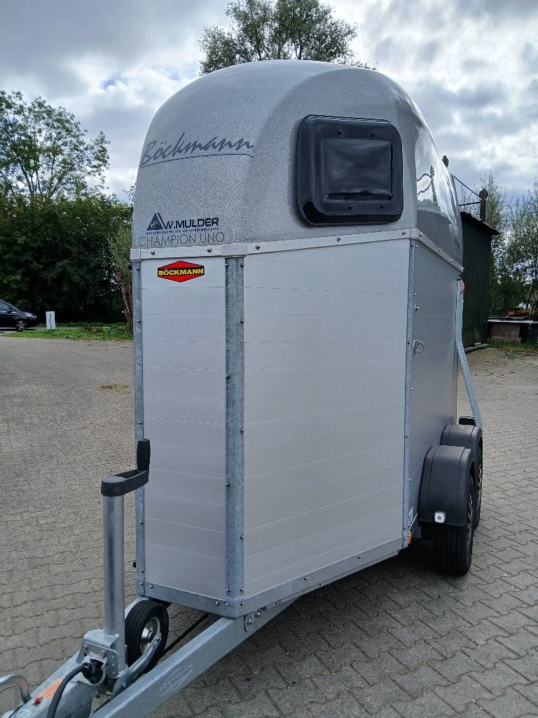 Aluminium Bockman Uno Champion 1.5 paard trailer, Ophalen, Zo goed als nieuw, Aluminium, 1½-paards trailer
