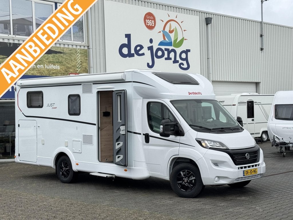 Dethleffs Just Camp T 7052 EB - Direct leverbaar -, Caravans en Kamperen, Campers, Ringverwarming, Fiat, Tot en met 2, 7 tot 8 meter