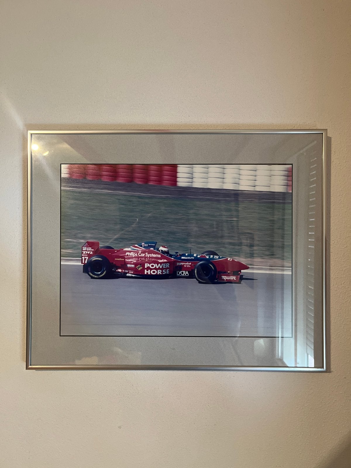 Jos Verstappen Power Horse foto ingelijst, Ophalen of Verzenden, Zo goed als nieuw, Formule 1