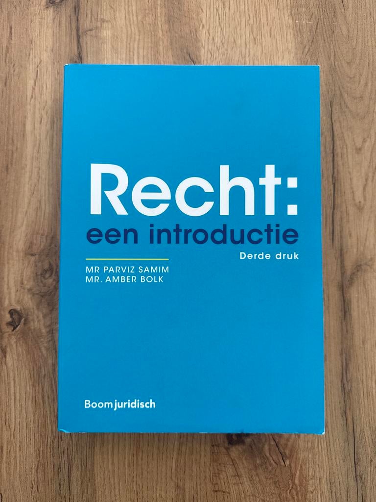 Parviz Samim - Recht: een introductie, Ophalen of Verzenden, Parviz Samim; Amber Bolk, Sociale wetenschap