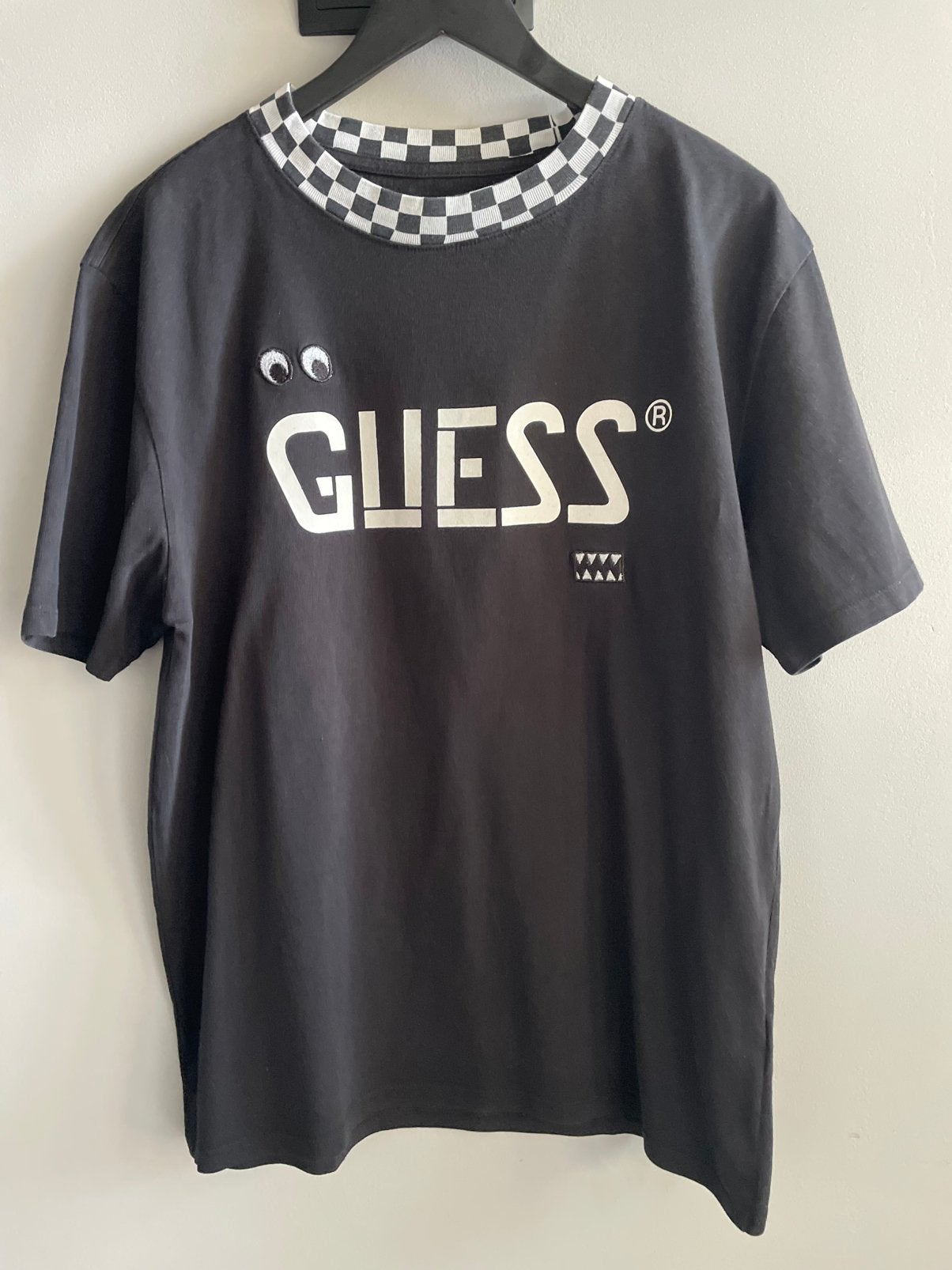 Guess x J Balvin black, Ophalen of Verzenden, Gedragen, Maat 46 (S) of kleiner, Zwart