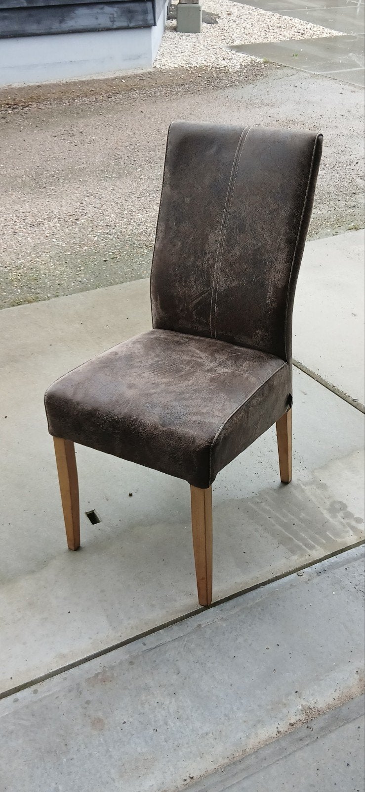 4 Henders en Hazel eetkamerstoelen - Bruin, Ophalen