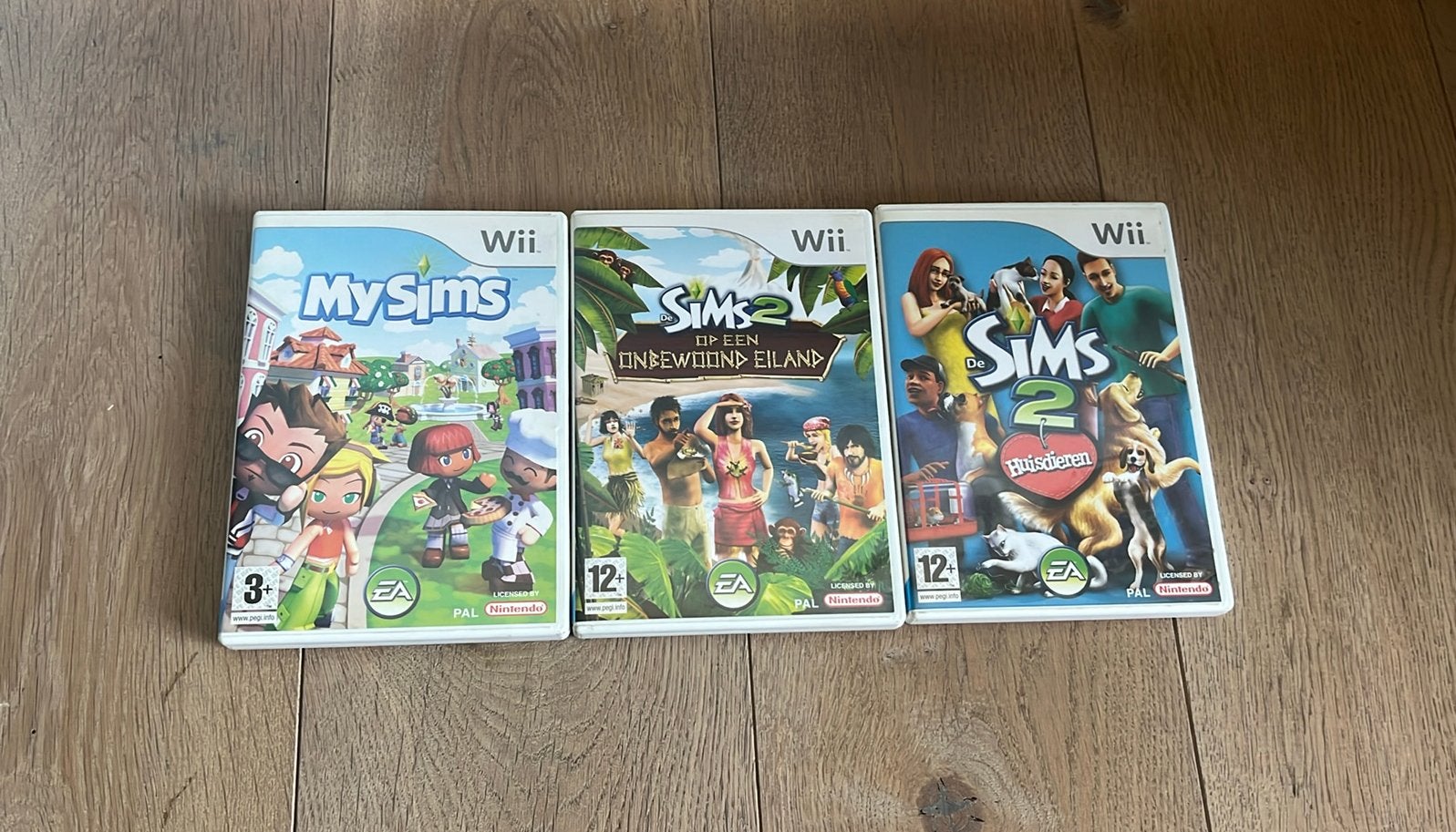 Wii Sims bundle (3 spellen, compleet en werkend), 1 speler, Ophalen of Verzenden, Zo goed als nieuw, Role Playing Game (Rpg)