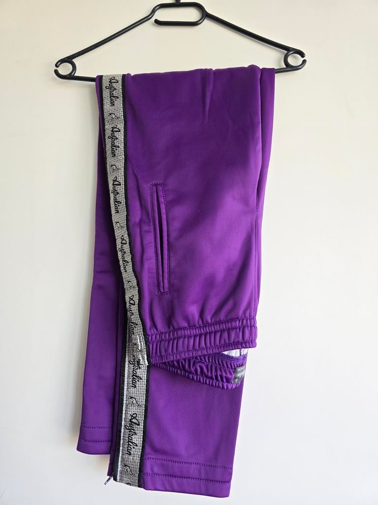 Australian broek met zilveren bies, Kleding | Dames, Sportkleding, Maat 38/40 (M), Australian, Paars, Overige typen