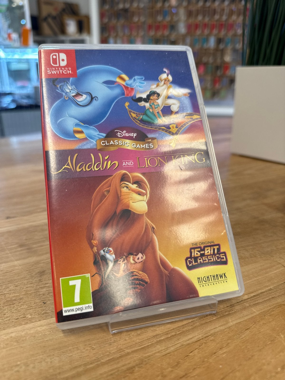Disney Classic Games: Aladdin en The Lion King Switch, 1 speler, Ophalen of Verzenden, Zo goed als nieuw, Platform