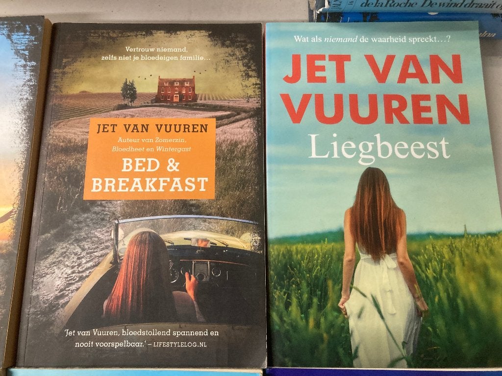 T.K. nog 5 boeken van Jet van Vuuren Zie actuele lijst, Ophalen of Verzenden, Gelezen, Jet van Vuuren, Nederland