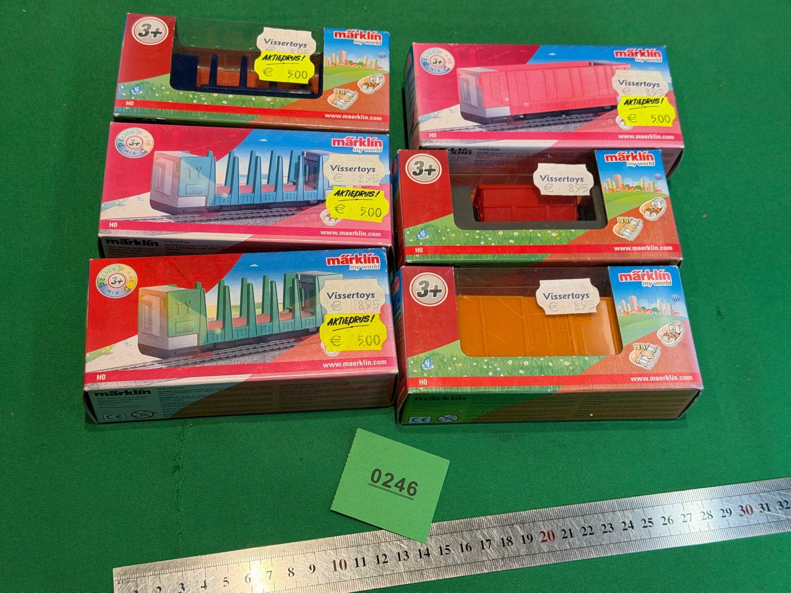 246- Märklin My World H0 Wagons - Diverse Modellen (6 stuks), Wisselstroom, Ophalen of Verzenden, Analoog, Märklin