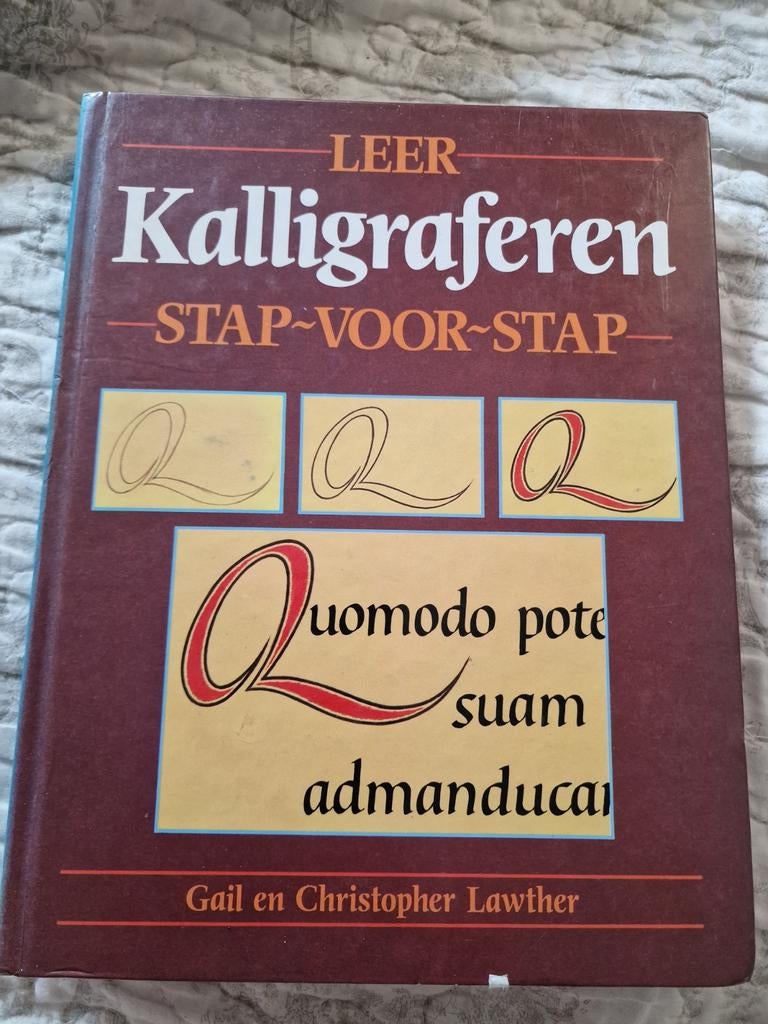 Leer Kalligraferen - stap~voor~stap, Boeken, Ophalen of Verzenden