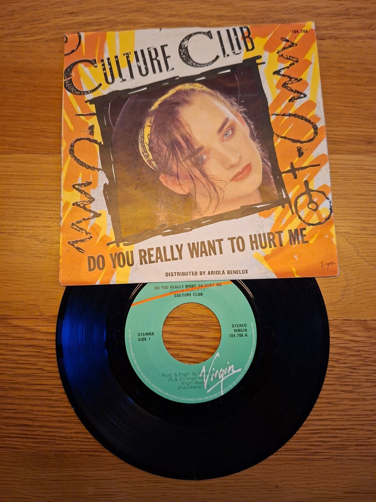 Culture Club - Do You Really Want To Hurt Me (7 inch single), Gebruikt, 7 inch, Ophalen of Verzenden, Pop