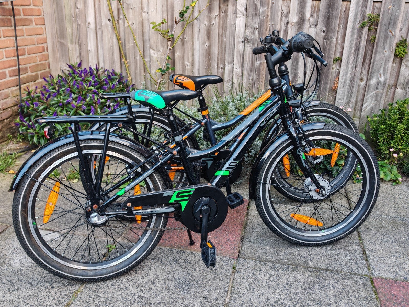 2x S'COOL Urban Steel Kinderfiets 3 versnellingen 20 inch, Ophalen, Gebruikt, S'cool, Terugtraprem