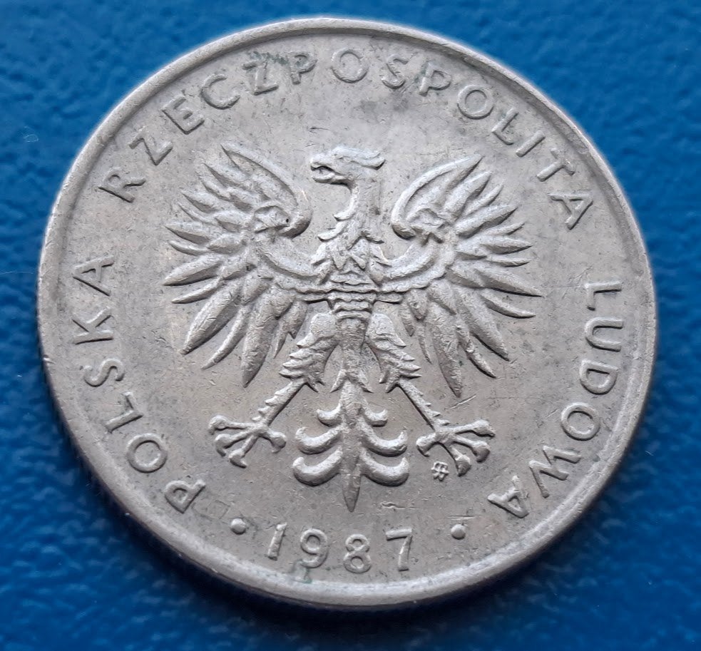 Polen 20 zlotych - 1987, Ophalen of Verzenden, Polen, Losse munt