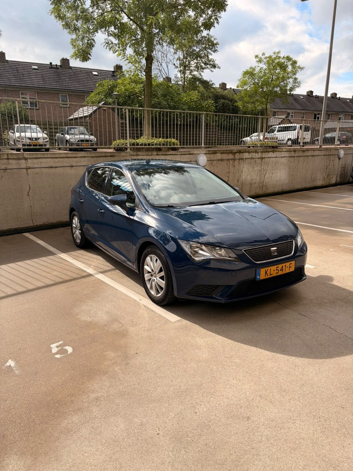Seat Leon 1.0 TSI 85KW/115PK 2016 Blauw, Auto's, Voorwielaandrijving, Stof, Origineel Nederlands, Handgeschakeld