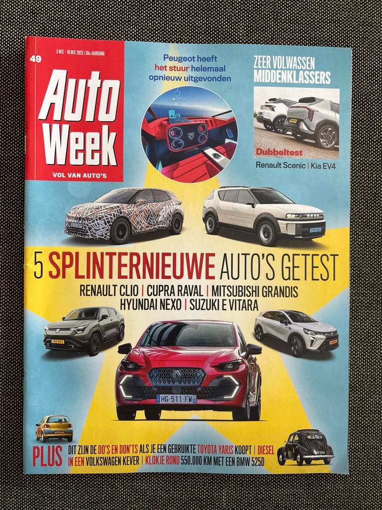 AutoWeek Magazine - 5 Splinternieuwe Auto's Getest, Ophalen of Verzenden, Nieuw