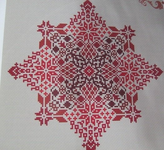 Borduurpatroon  Kerst ster  nr 7175, Verzenden, Nieuw, Handborduren, Patroon