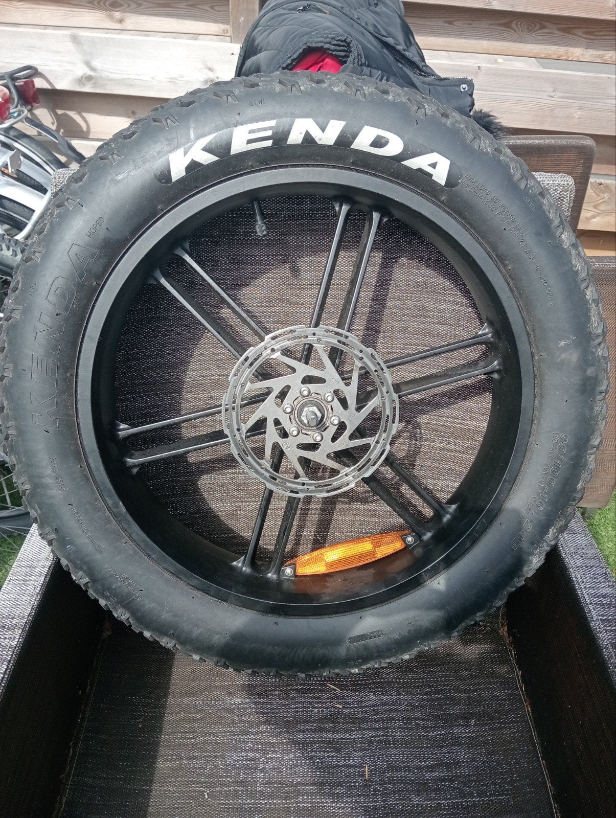 Fatbike v20 pro voor velg met band zie foto,s, Ophalen, Fatbike, Band
