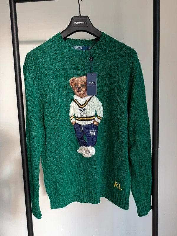 Groene linnen trui van Polo Ralph Lauren, Ophalen of Verzenden, Nieuw, Maat 38/40 (M), Groen