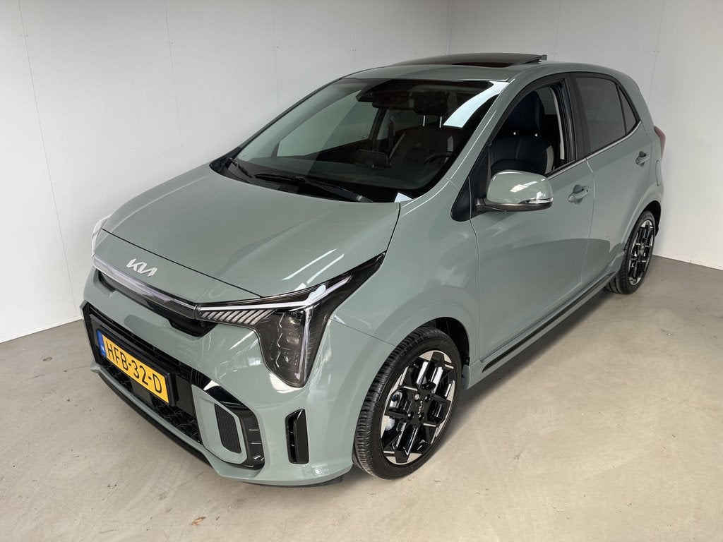 Kia Picanto 1.0 DPI GT-Line Elek dak verwarmd stoel/stuur Ap, Auto's, Kia, Voorwielaandrijving, Met garantie (alle), 4 stoelen