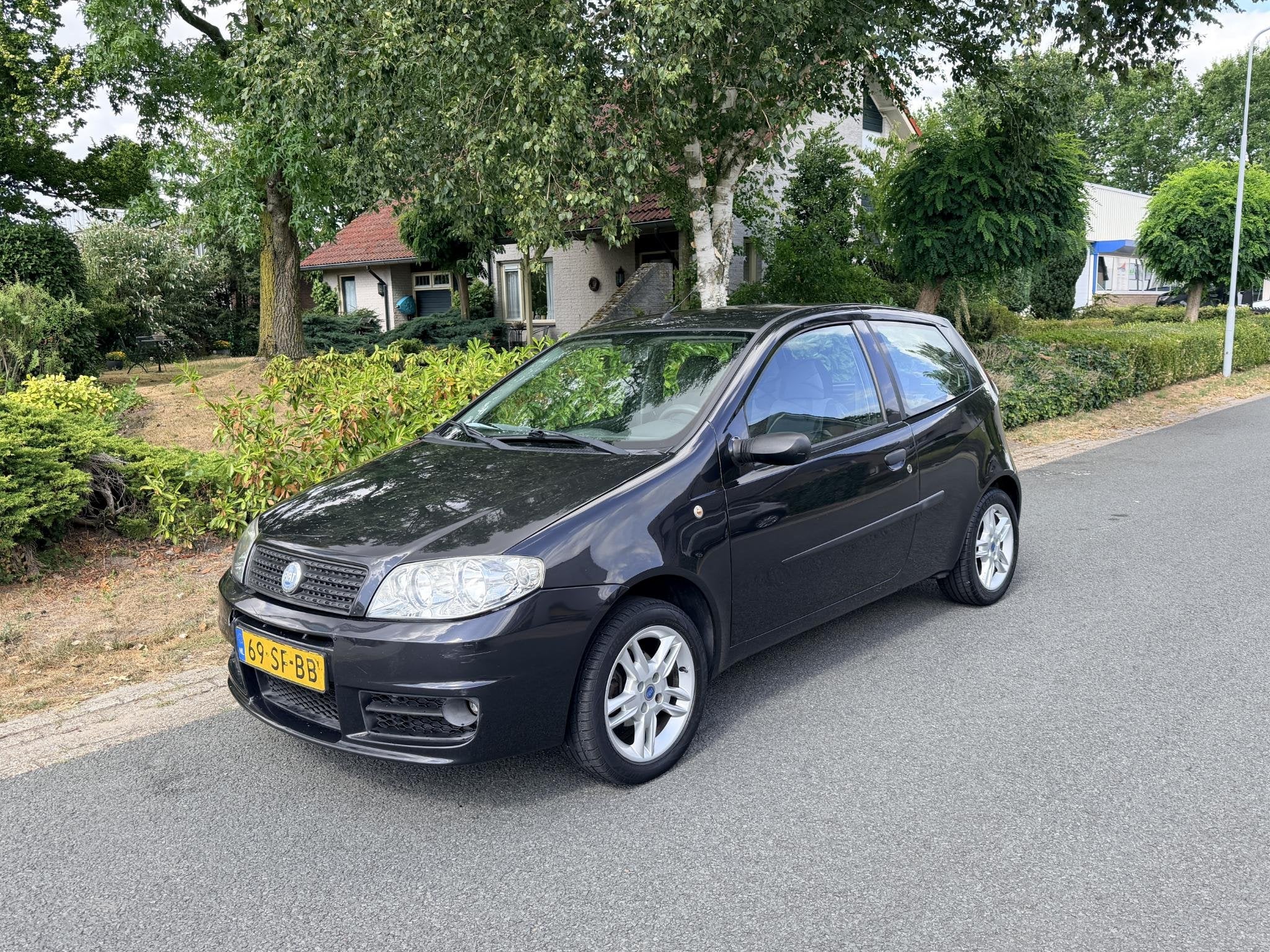 Fiat Punto 1.2 Sport 60PK•Airco•APK 2/2027, Auto's, Voorwielaandrijving, Stof, Gebruikt, Zwart