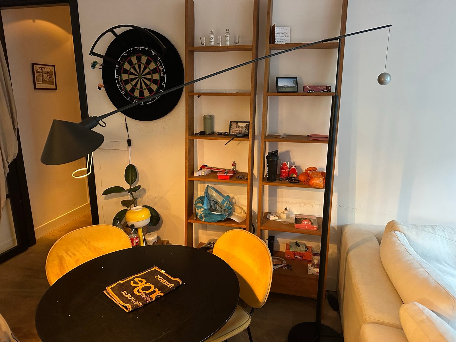Design lamp. Artemide Nestore tera XXL., Huis en Inrichting, Ophalen, Gebruikt, 200 cm of meer, E27 (groot)