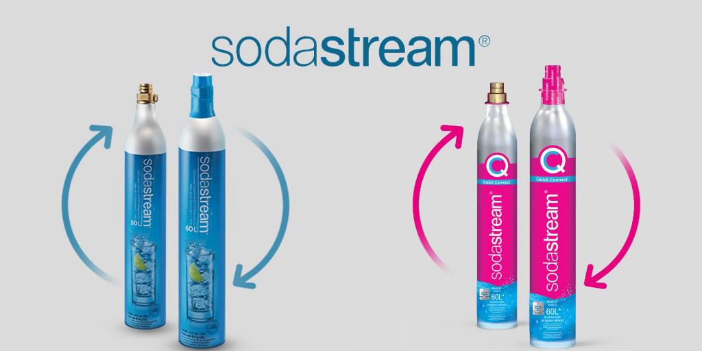 Lege Sodastream CO2-cilinders binnen 24u aan huis omgeruild!, Witgoed en Apparatuur, Bruiswatermachines, Ophalen