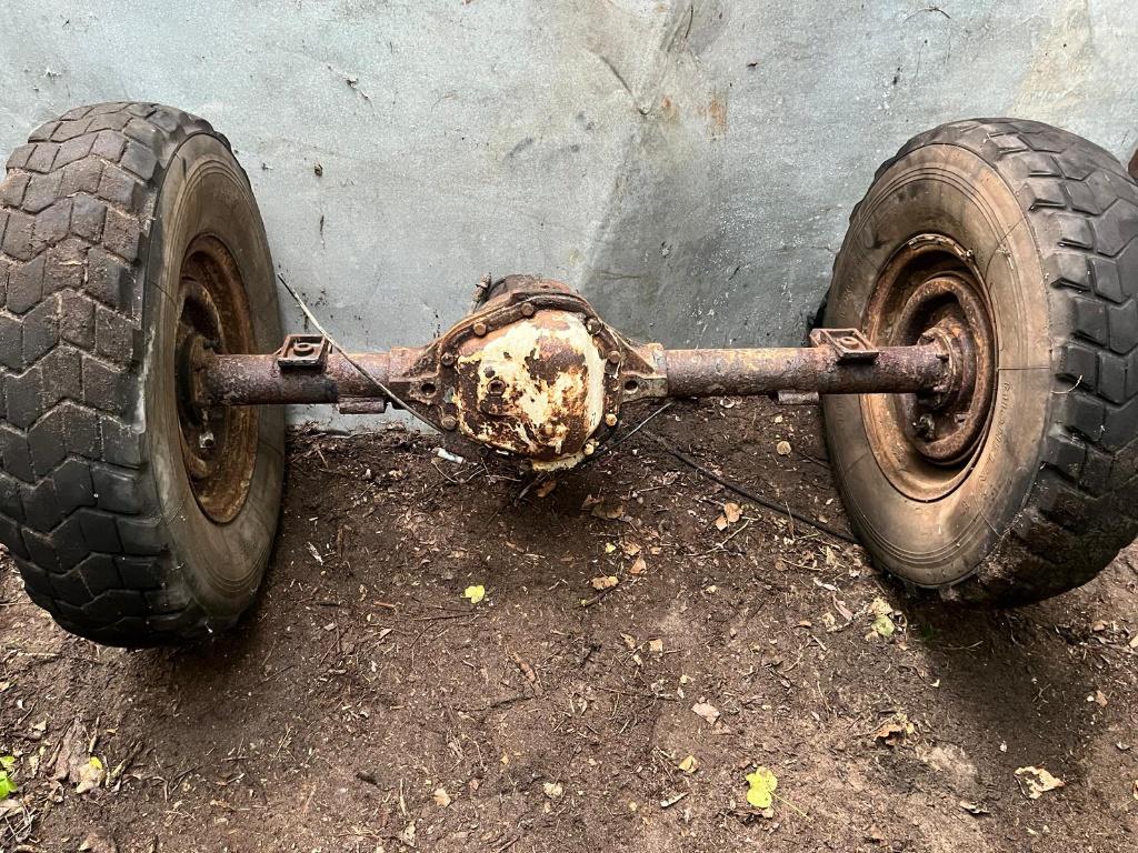 Achteras van Landrover, Auto-onderdelen, Ophanging en Onderstel, Ophalen, Gebruikt, Land Rover