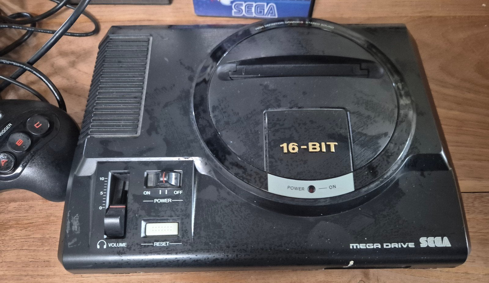 Sega Mega Drive met Sonic 1 en Sonic 3, Spelcomputers en Games, Mega Drive, Ophalen of Verzenden, Met 1 controller, Gebruikt