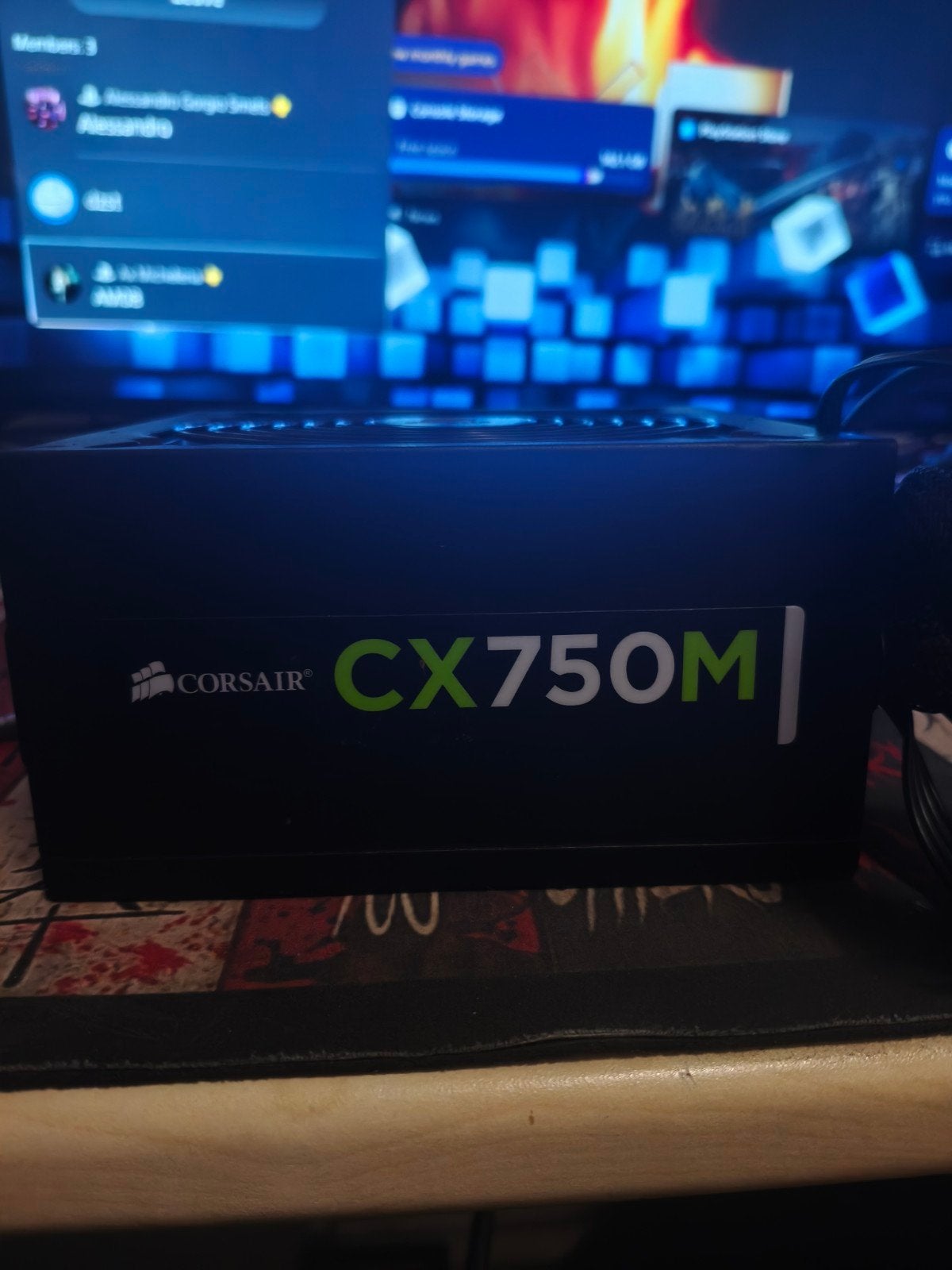 Corsair CX750M Voeding - 750W Modulair, Ophalen of Verzenden, Gebruikt