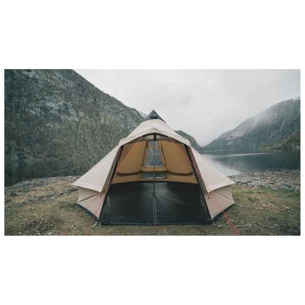 Tent Robens Settler Sky met kampeeruitrusting, Caravans en Kamperen, Tenten, Ophalen, Zo goed als nieuw, Meer dan 6