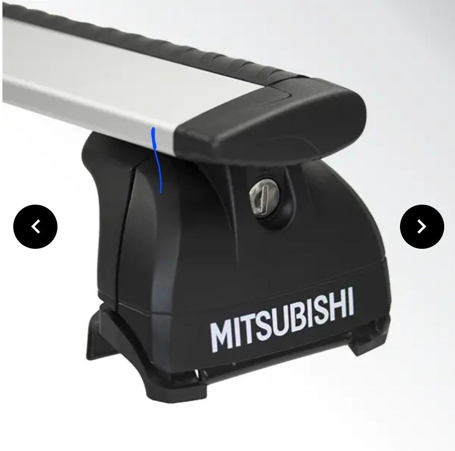 Originele Wingbar dakdragerset voor Mitsubishi Outlande, Ophalen, Zo goed als nieuw