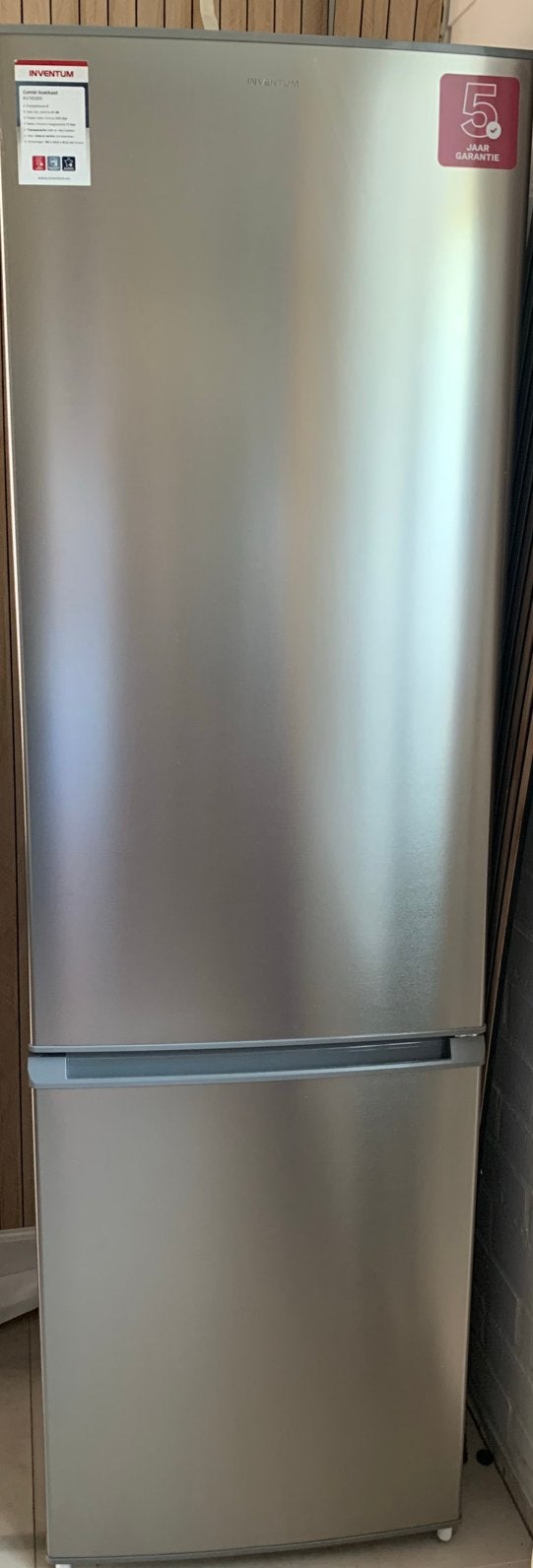 Inventum Combi koelkast/vriezer KV1808R, Witgoed en Apparatuur, Koelkasten en IJskasten, Ophalen, 200 liter of meer, 60 cm of meer
