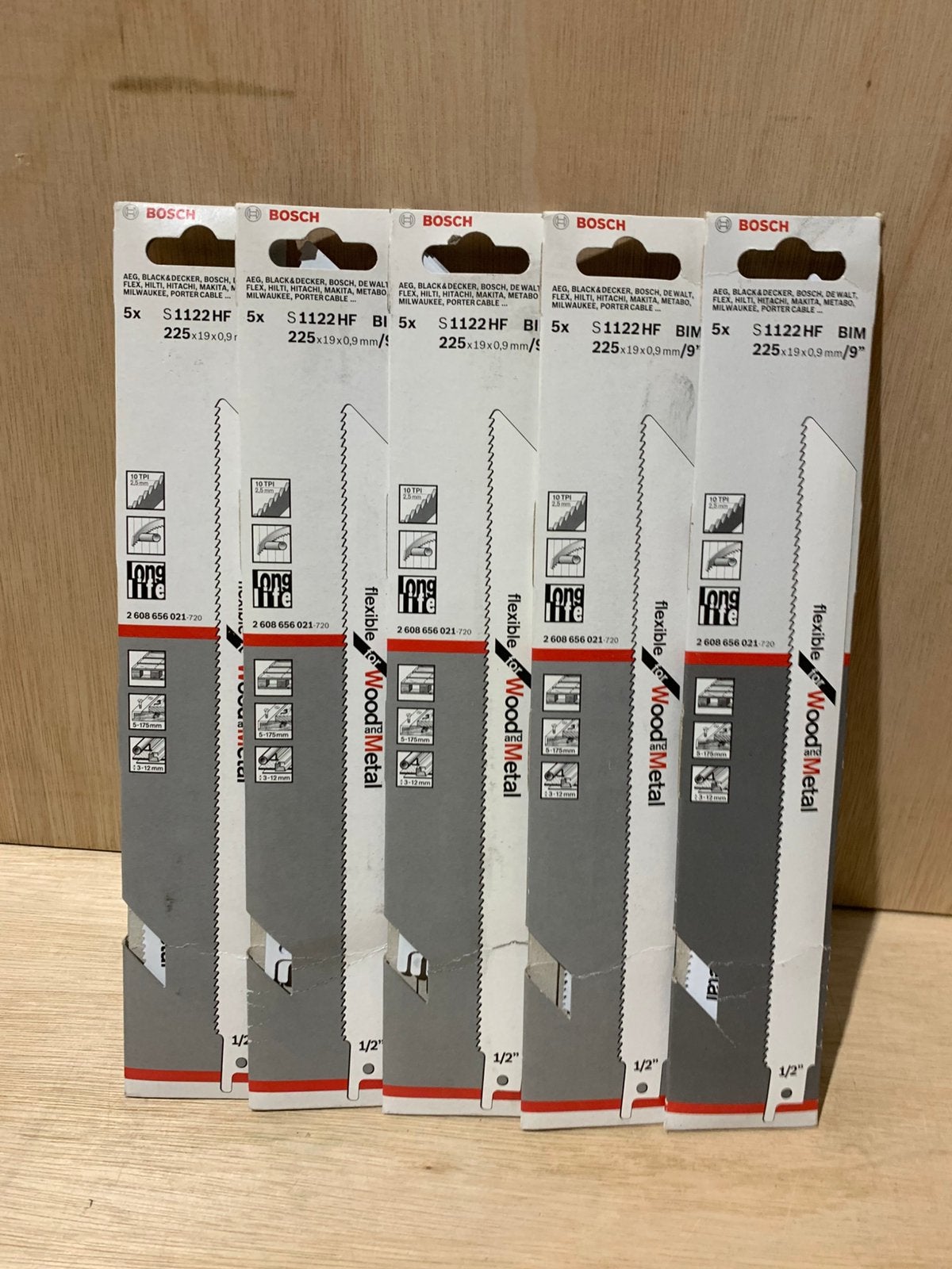 Bosch S1222HF reciprozaagbladen - NIEUW -, Bosch, Nieuw, Ophalen of Verzenden, Bosch