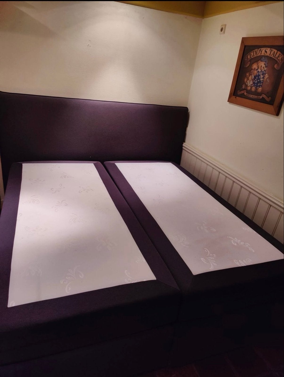 Grote nette boxspring VANDAAG OPHALEN ALSJEBLIEFT, Ophalen, Gebruikt, Tweepersoons, Overige maten
