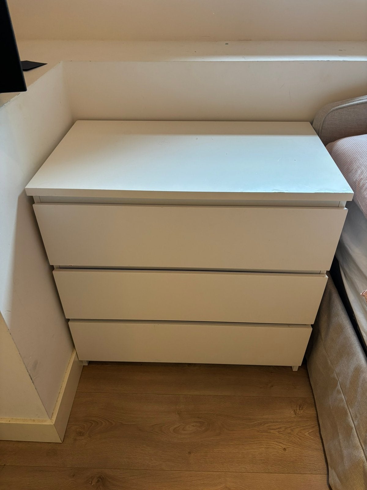 Malm ladekast ikea, Huis en Inrichting, Ophalen, Gebruikt, 50 tot 100 cm, 3 of 4 laden
