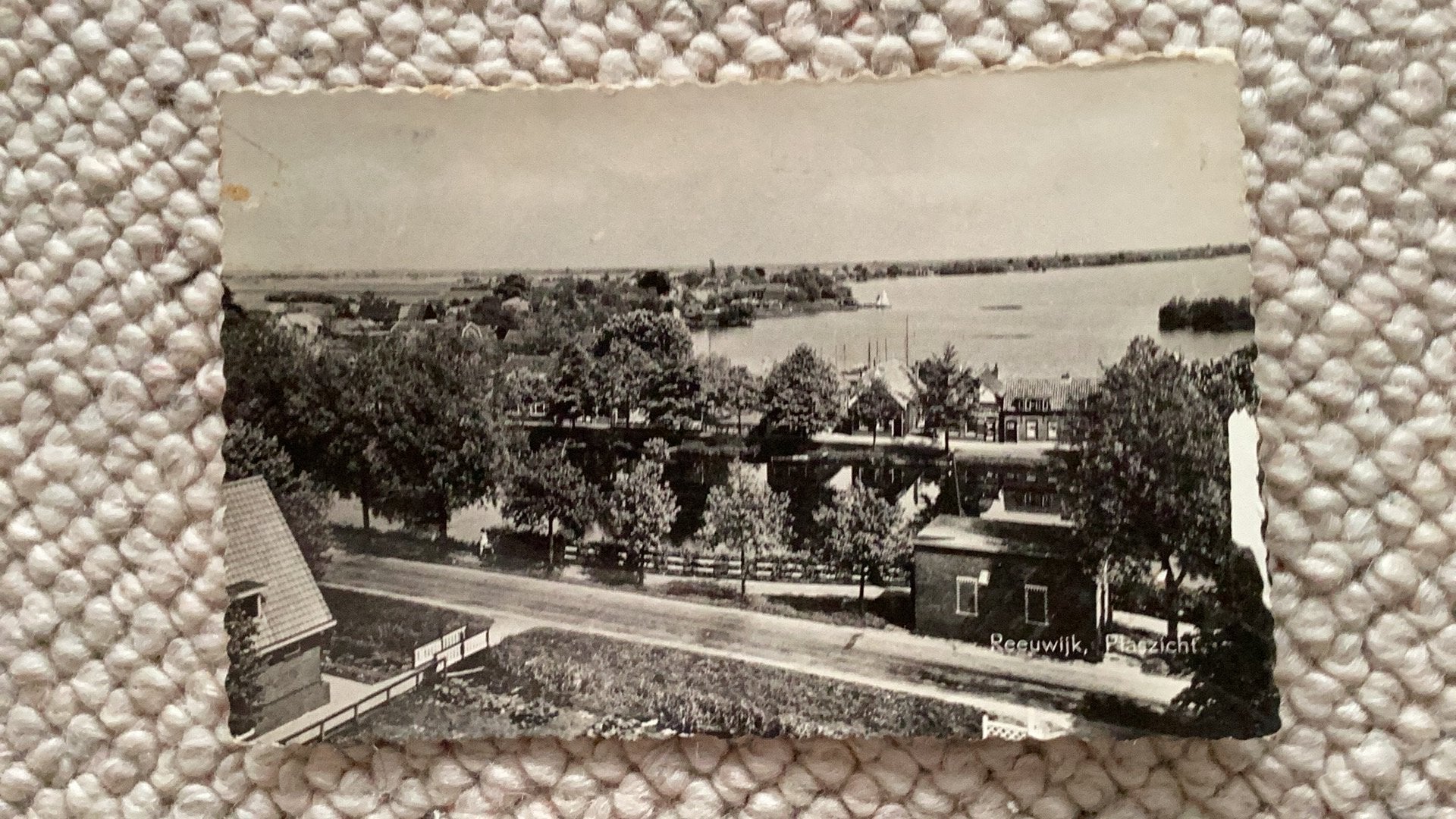 Ansichtkaart Reeuwijk Plaszicht 1961. 991, Ophalen of Verzenden, 1960 tot 1980, Gelopen, Zuid-Holland