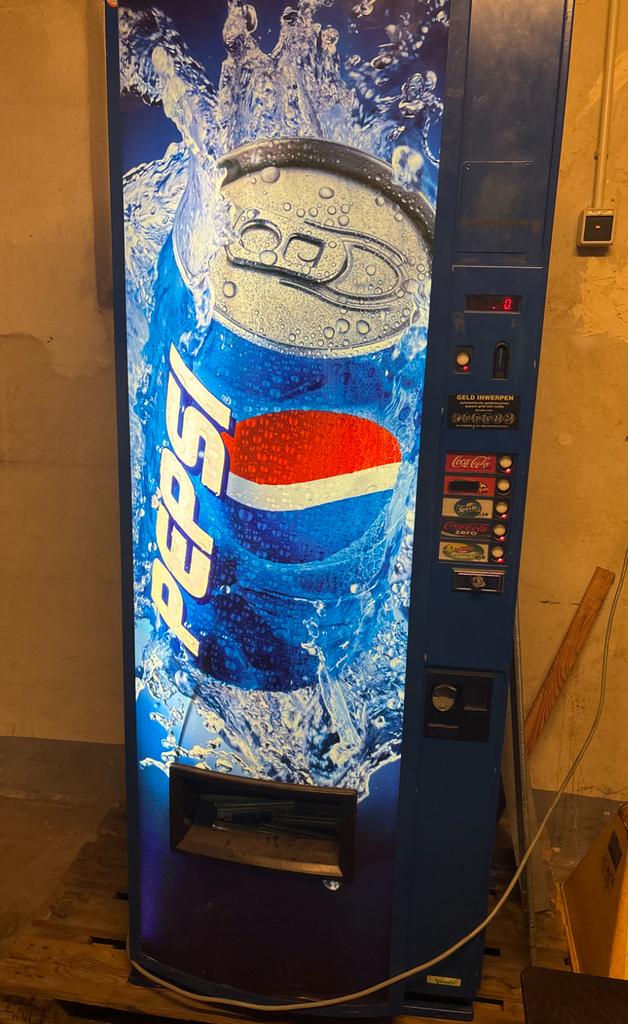 Blikjesautomaat - Pepsi Design, Verzamelen, Ophalen of Verzenden, Gebruikt